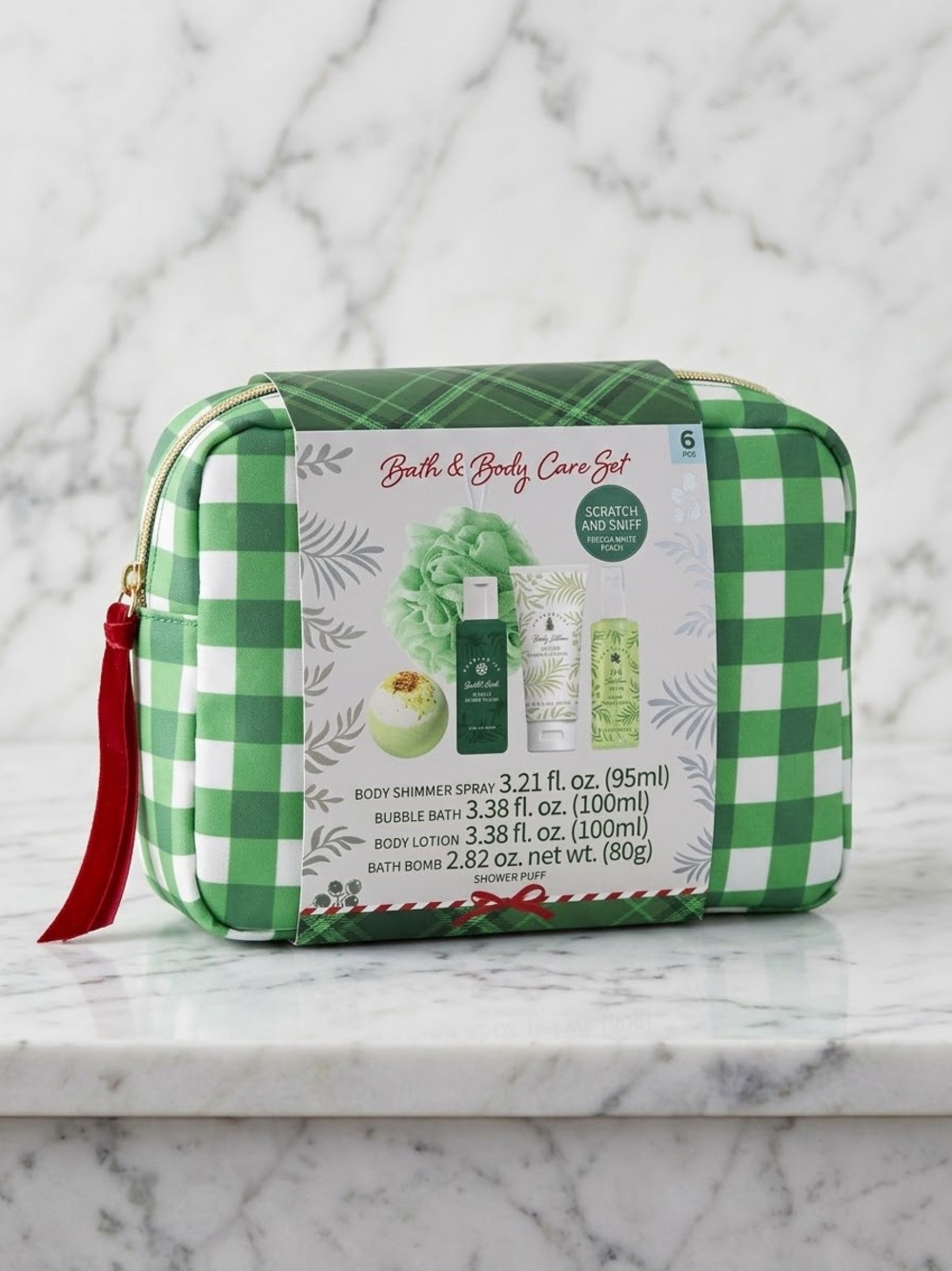 New Bath and body set  Plaid Bath & Body Care Set